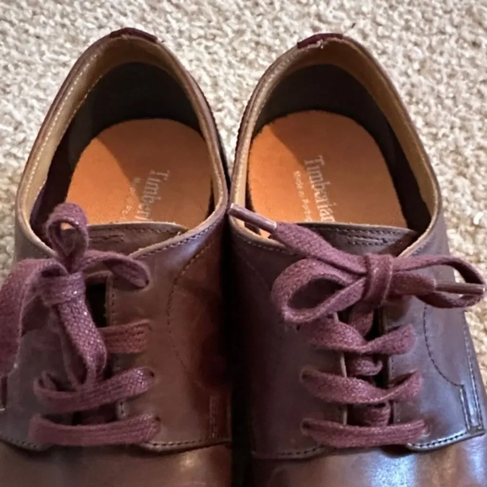 Timberland Oakrock Oxford Dress Shoes Mens Size 8 Career Leather Preppy Business
